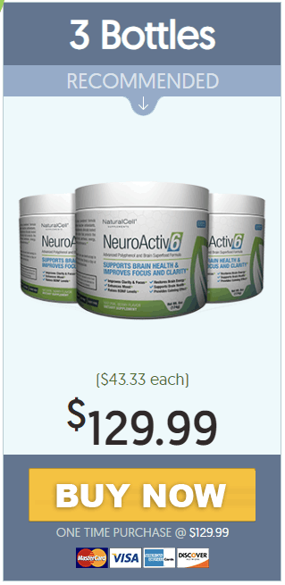 NeuroActiv6 3 bottle